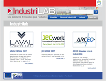 Tablet Screenshot of industrilab.fr